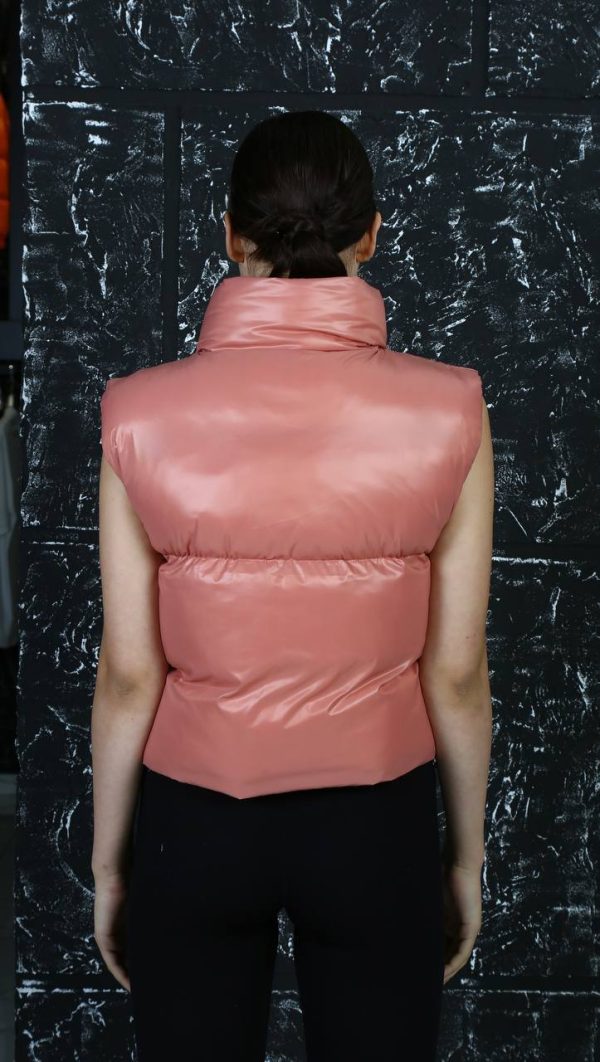 prada yelek pembe parlak yuksek kalite