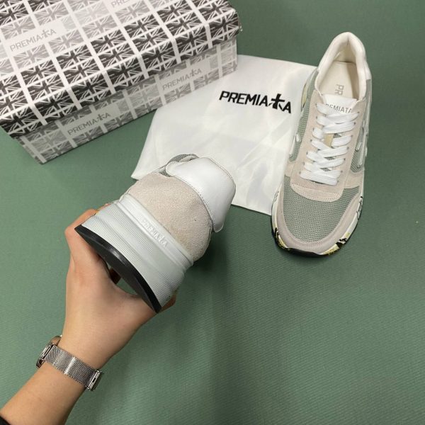 premiata ayakkabi sneakers erkek bej gri beyaz yeni sezon