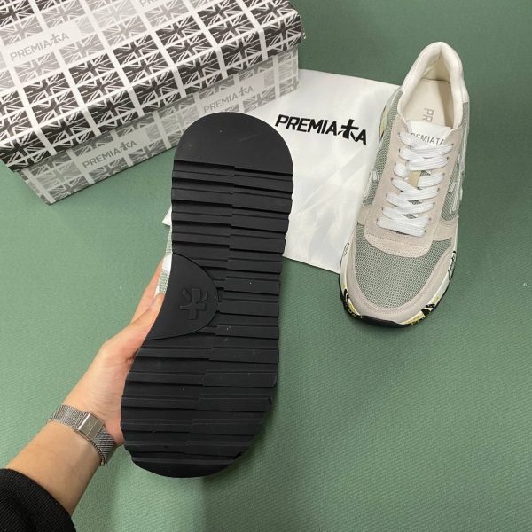 premiata ayakkabi sneakers erkek bej gri beyaz yeni sezon