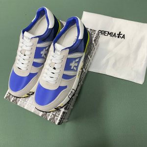premiata ayakkabi sneakers erkek mavi cok renkli yeni sezon