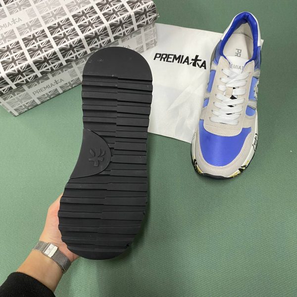 premiata ayakkabi sneakers erkek mavi cok renkli yeni sezon