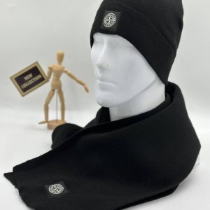 stone island atki bere takimi siyah erkek