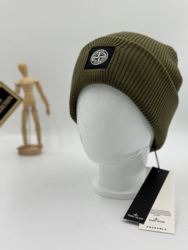 stone island bere logolu unisex haki