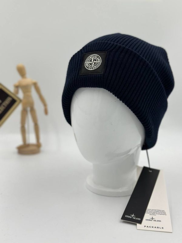 stone island bere logolu unisex lacivert