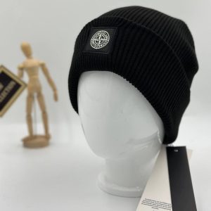 stone island bere logolu unisex siyah