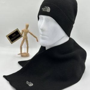 the north face atki bere takimi siyah erkek
