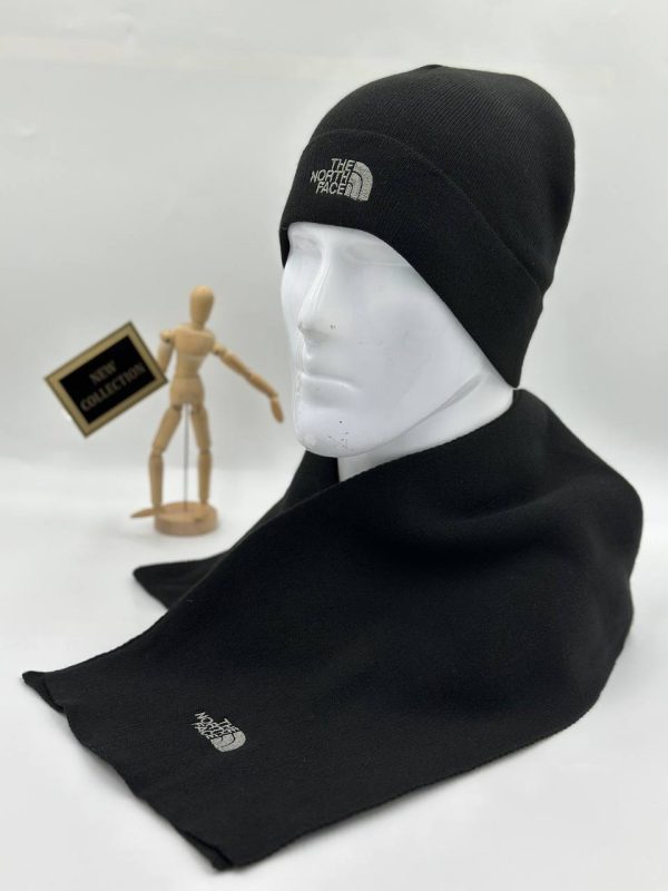 the north face atki bere takimi siyah erkek