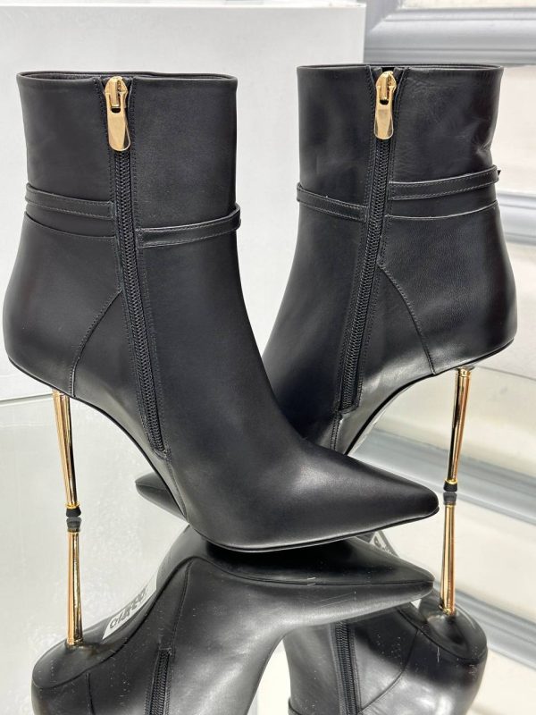 tom ford bot topuklu siyah 10 cm topuk