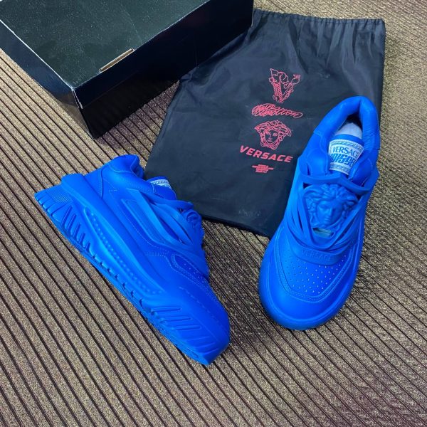 versace ayakkabi sneaker erkek odissea yeni sezon mavi