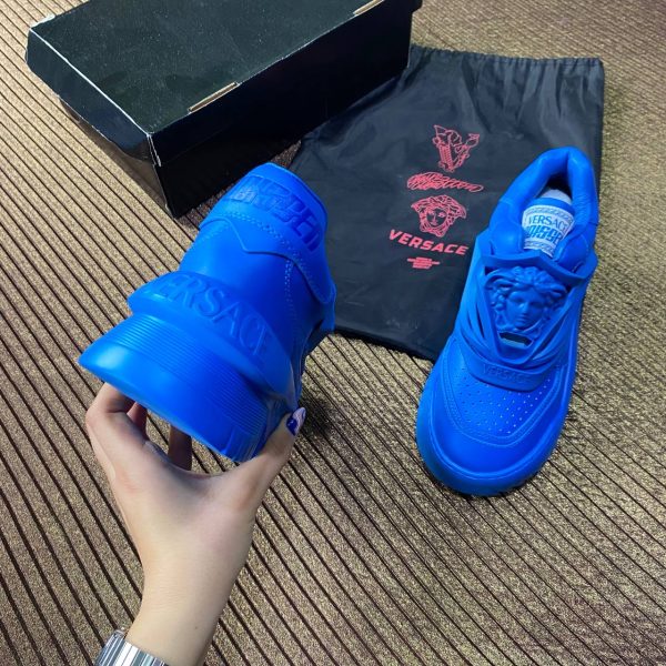versace ayakkabi sneaker erkek odissea yeni sezon mavi