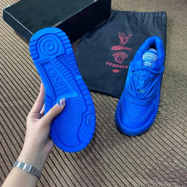 versace ayakkabi sneaker erkek odissea yeni sezon mavi