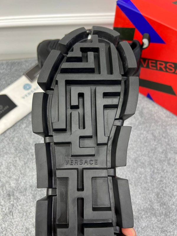 versace ayakkabi sneaker erkek siyah greca labyrinth trainers