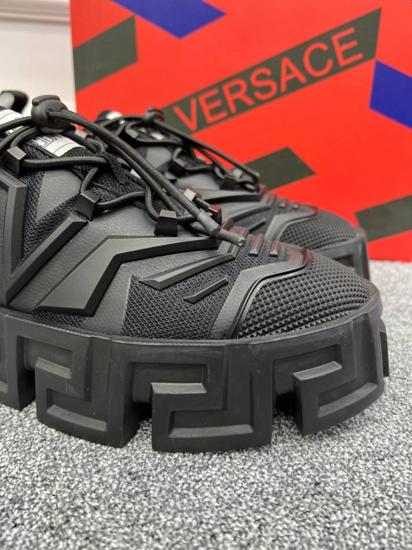 versace ayakkabi sneaker erkek siyah greca labyrinth trainers