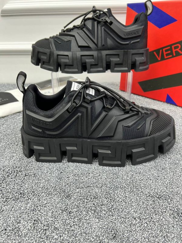 versace ayakkabi sneaker erkek siyah greca labyrinth trainers
