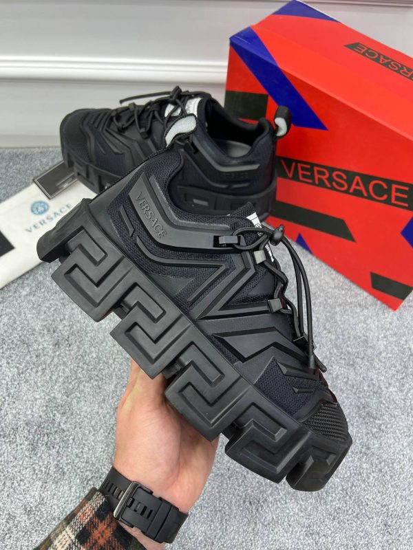 versace ayakkabi sneaker erkek siyah greca labyrinth trainers