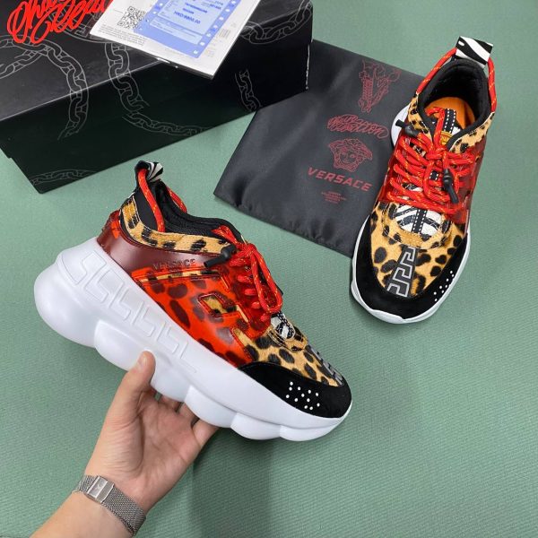 versace ayakkabi sneaker kadin kadin leopar yeni sezon