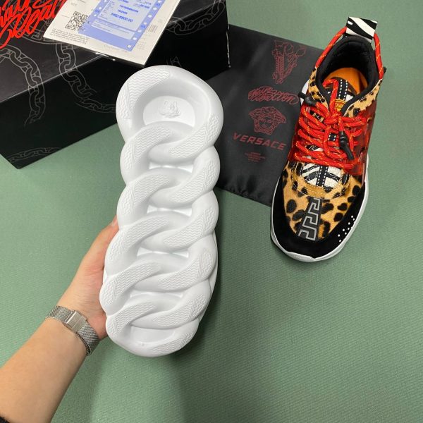versace ayakkabi sneaker kadin kadin leopar yeni sezon