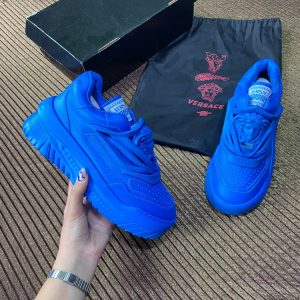 versace ayakkabi sneaker kadin odissea yeni sezon mavi