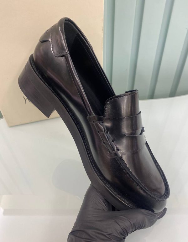 yves saint laurent ayakkabi loafer siyah aksesuarli