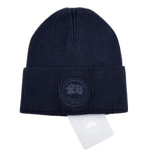 canada goose bere lacivert buyuk logo cotton