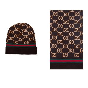 gucci atki bere takimi erkek kahve classic