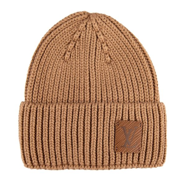 louis vuitton bere camel classic logo unisex
