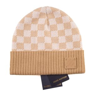 louis vuitton bere erkek camel beyaz damali