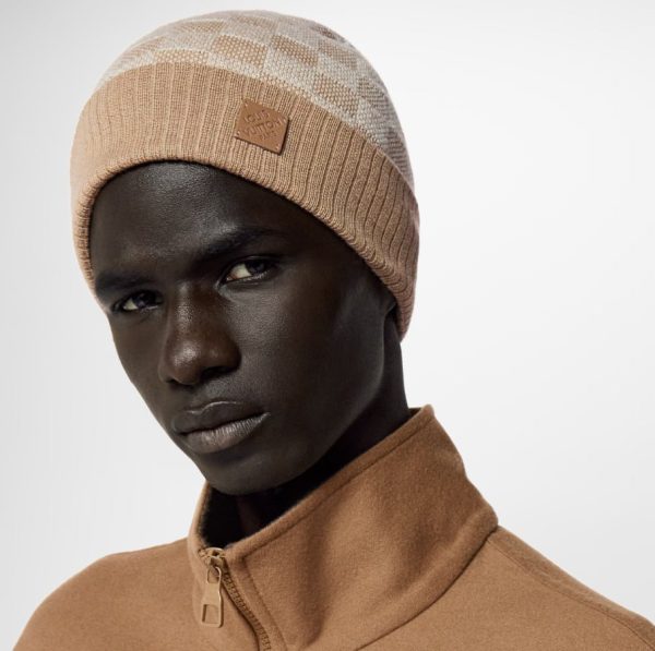 louis vuitton bere erkek camel beyaz damali