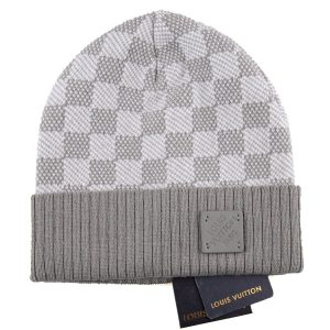 louis vuitton bere erkek gri damali