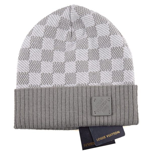 louis vuitton bere erkek gri damali