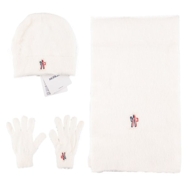 moncler atki bere eldiven beyaz yuksek kalite