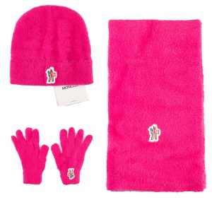 moncler atki bere eldiven fusya yuksek kalite