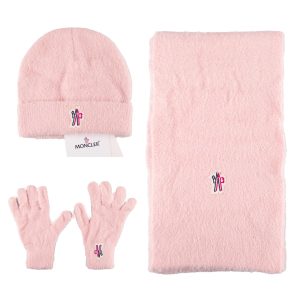 moncler atki bere eldiven pembe yuksek kalite